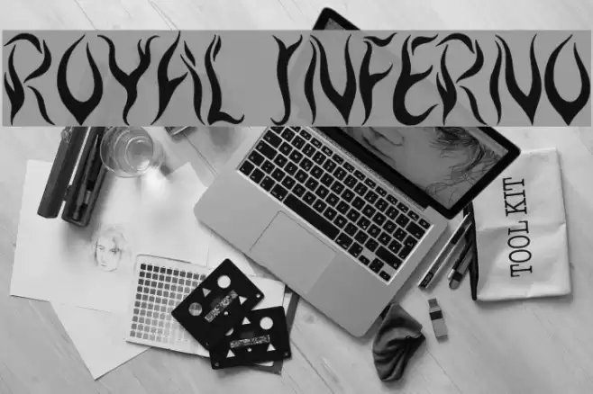 Royal Inferno Font examples