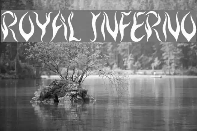 Royal Inferno Font examples