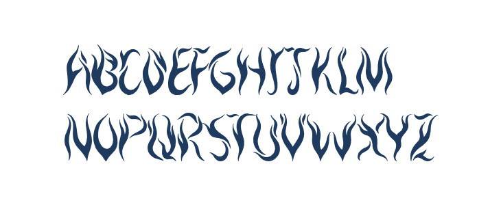 Royal Inferno Lowercase