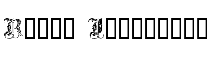 Royal Initialen Font
