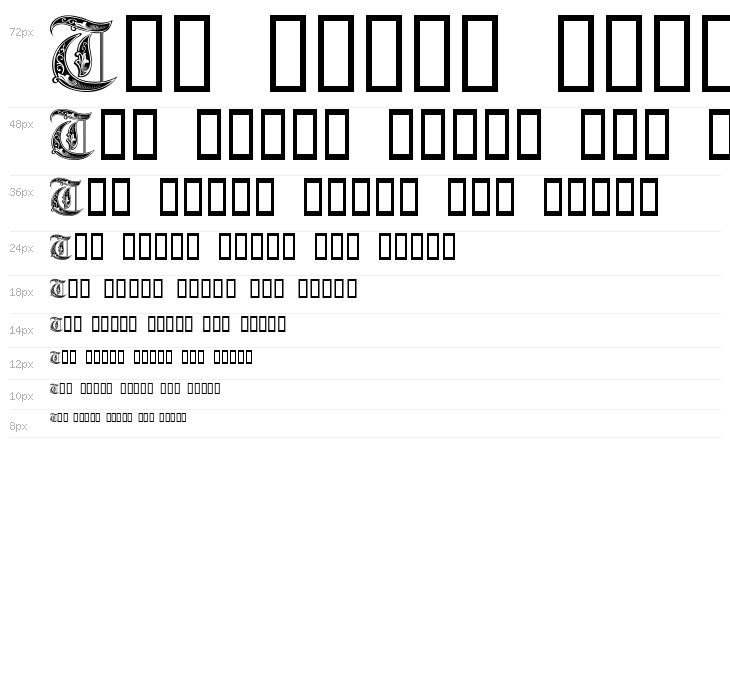 Royal Initialen Waterfall