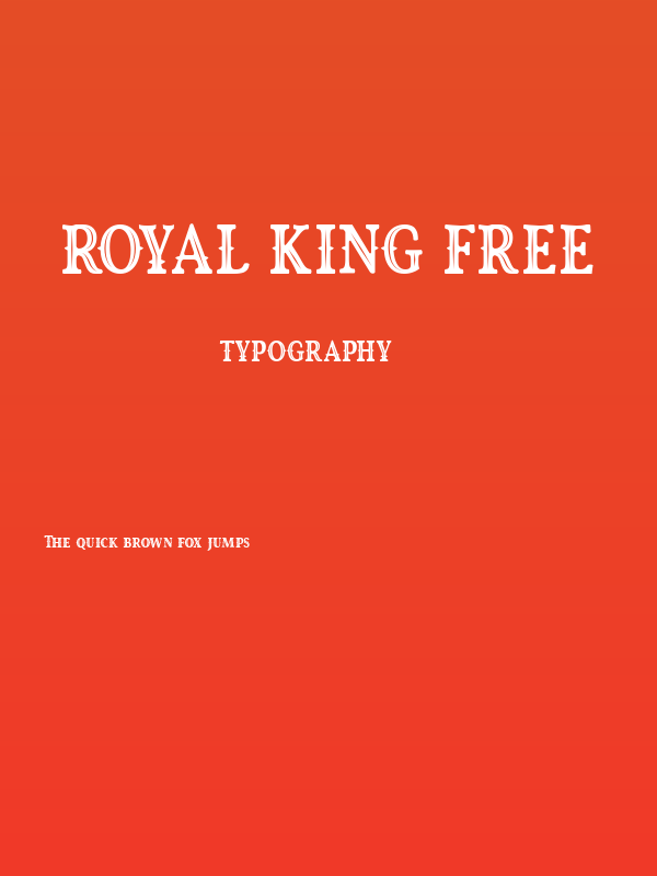 Royal King Free Poster