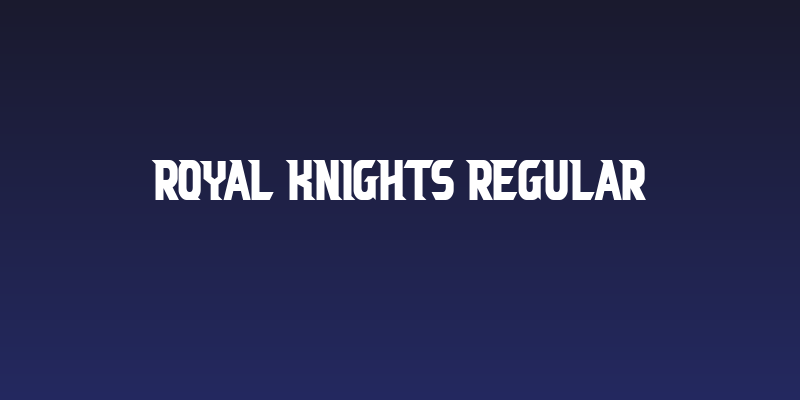 Royal Knights Regular Social Header