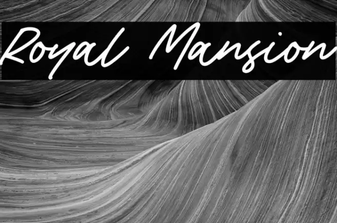 Royal Mansion Font examples