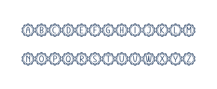 Royal Mirror Uppercase