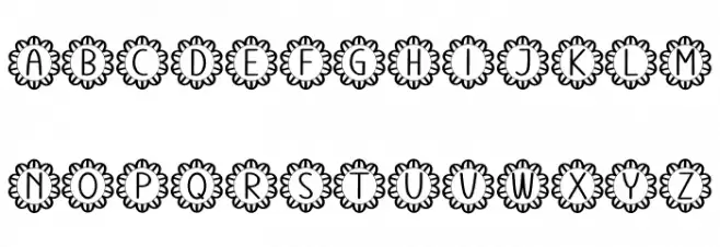 Royal Mirror Fonte MAIÚSCULAS