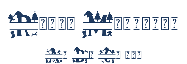 Royal Monogram Font Preview