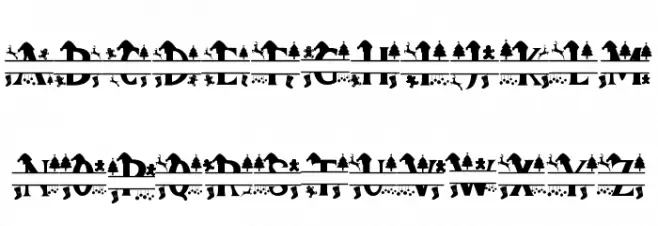 Royal Monogram フォント 小文字