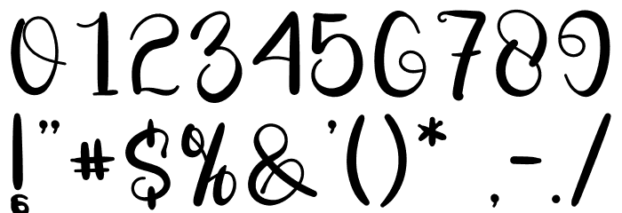 Royal Of Signature Font OTHER CHARS