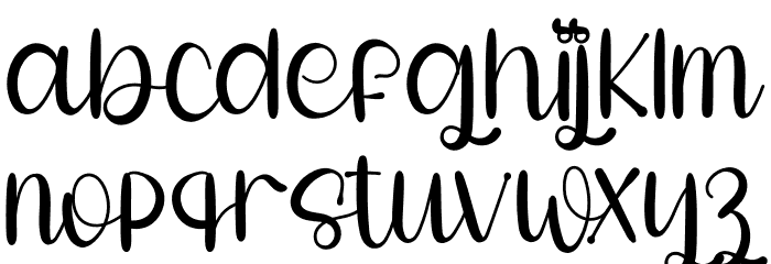 Royal Of Signature Font LOWERCASE