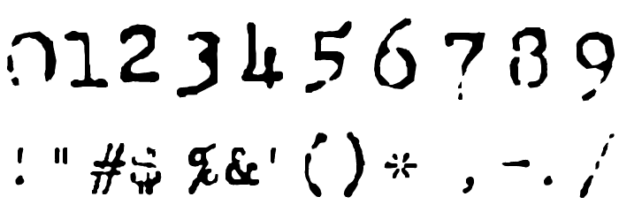 Royal Pain Font OTHER CHARS