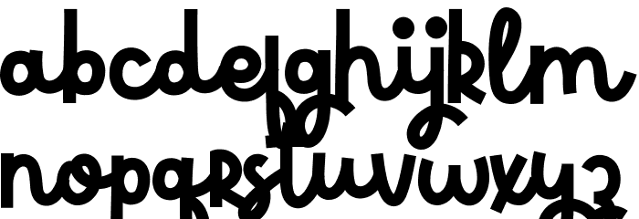 Royal Pastry Demo Font LOWERCASE