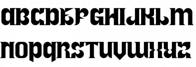 Royal Regular フォント 大文字
