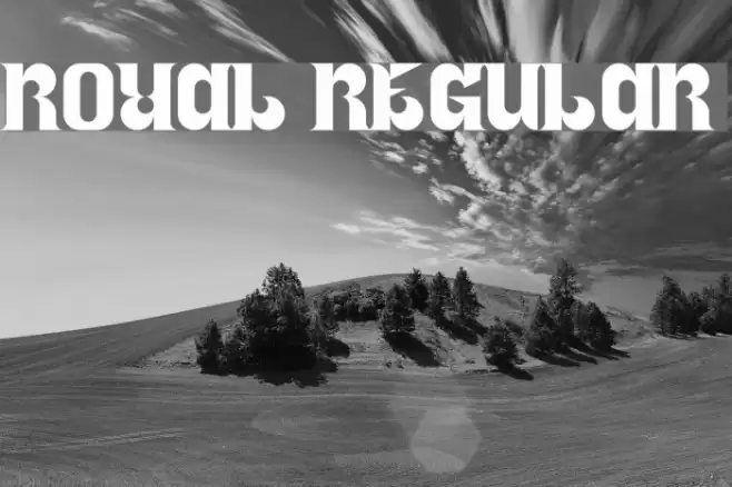 Royal Regular Font examples