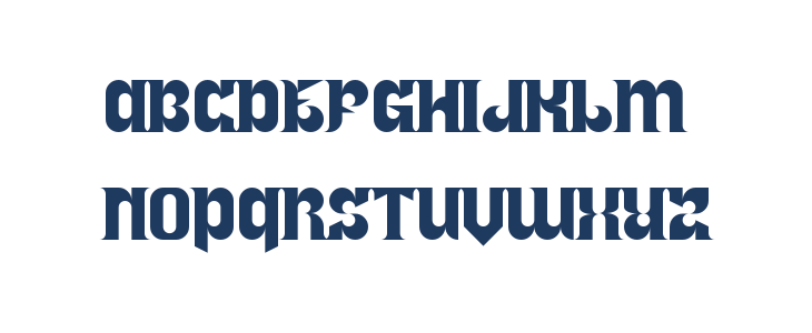 Royal Regular Lowercase