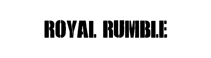 Royal Rumble Font - FFonts.net