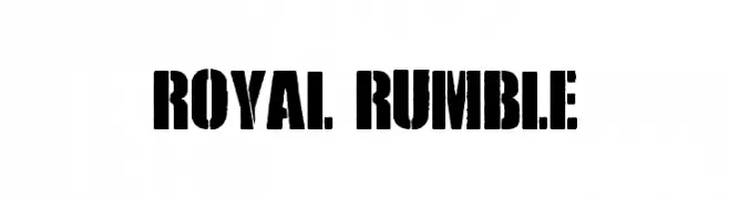 Royal Rumble  नि: शुल्क फ़ॉन्ट्स डाउनलोड