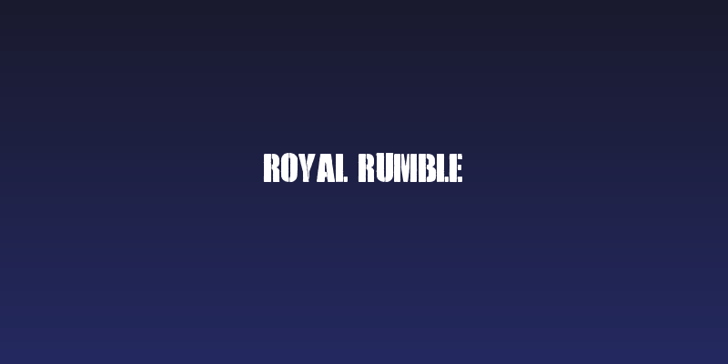 Royal Rumble Social Header