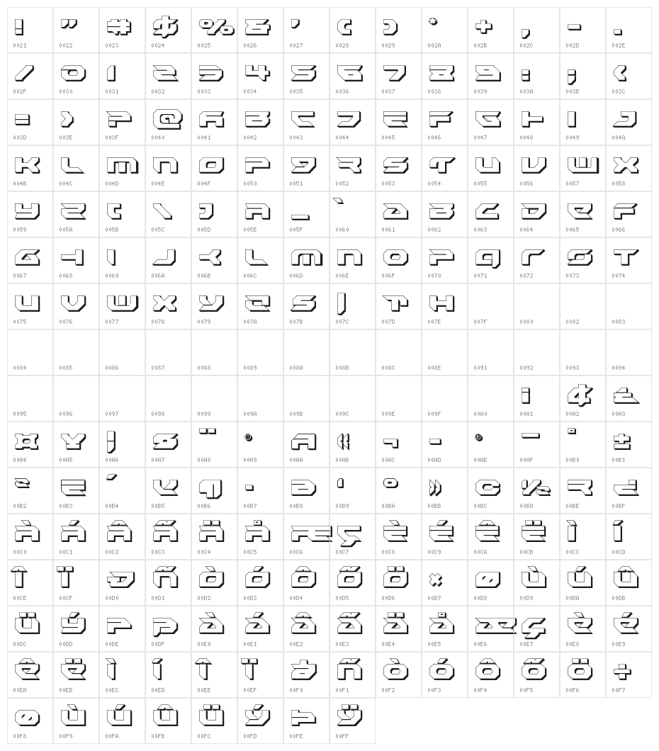 Royal Samurai 3D Character Map