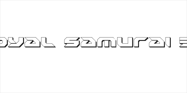 Royal Samurai 3D Logo