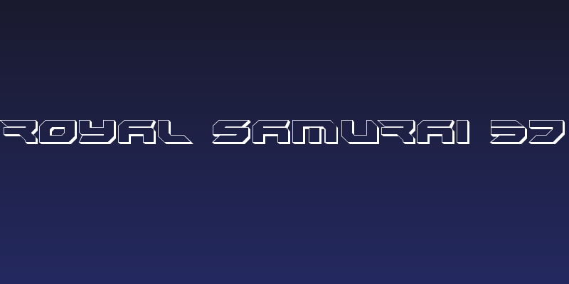 Royal Samurai 3D Social Header