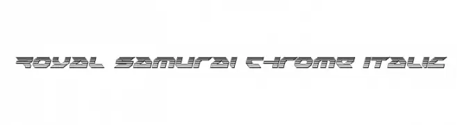 Royal Samurai Chrome Italic 