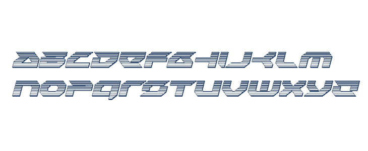 Royal Samurai Chrome Italic Lowercase