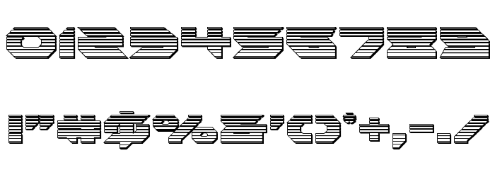 Royal Samurai Chrome Font OTHER CHARS