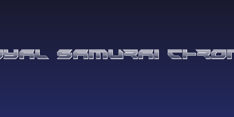 Royal Samurai Chrome Social Header