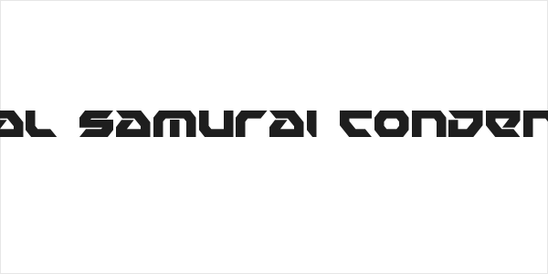 Royal Samurai Condensed Logo