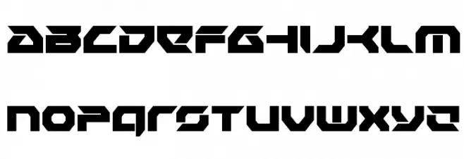 Royal Samurai Condensed Font Litere mici