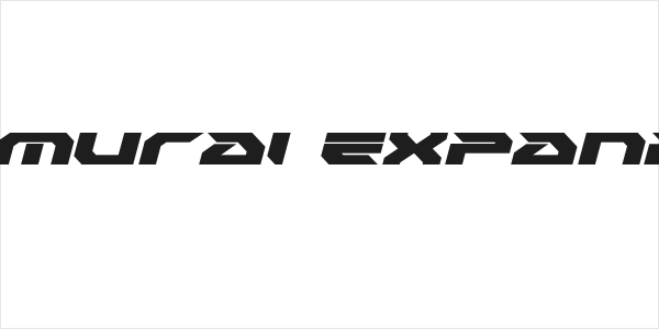 Royal Samurai Expanded Italic Logo