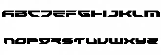 Royal Samurai Expanded Schriftart Groß