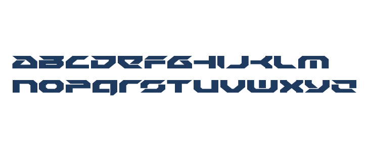 Royal Samurai Expanded Lowercase