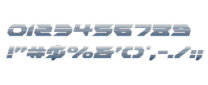 Royal Samurai Gradient Italic Other Characters