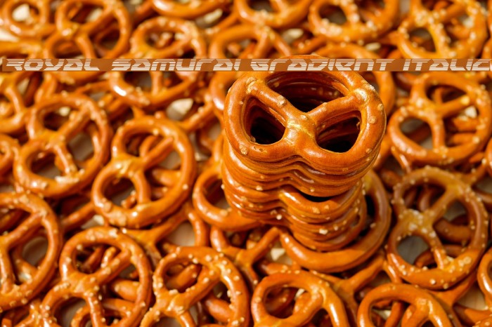 Royal Samurai Gradient Italic Example 2