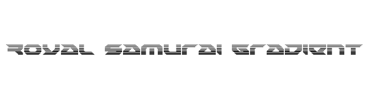 Royal Samurai Gradient  Descarca Fonturi Gratis
