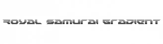Royal Samurai Gradient  Fuentes Gratis Descargar