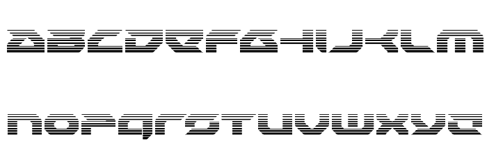 Royal Samurai Gradient Font LOWERCASE