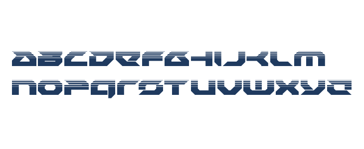 Royal Samurai Halftone Lowercase