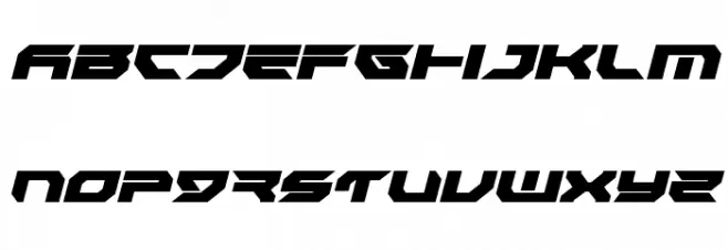 Royal Samurai Italic Schriftart Groß