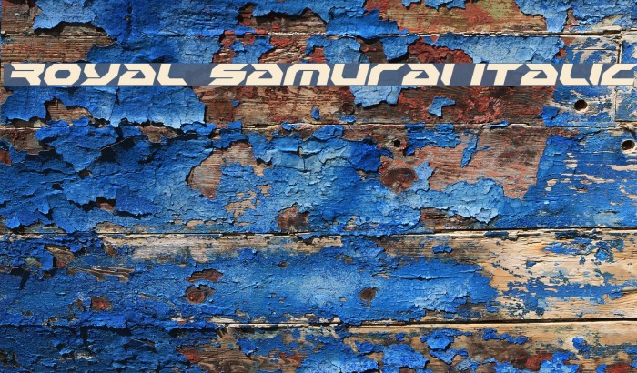 Royal Samurai Italic Example 3