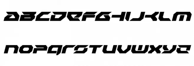 Royal Samurai Italic फ़ॉन्ट लोअरकेस