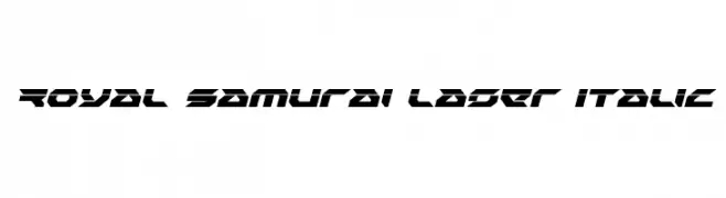 Royal Samurai Laser Italic 