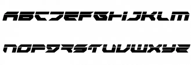 Royal Samurai Laser Italic フォント 大文字