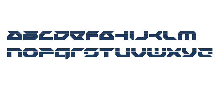 Royal Samurai Laser Lowercase