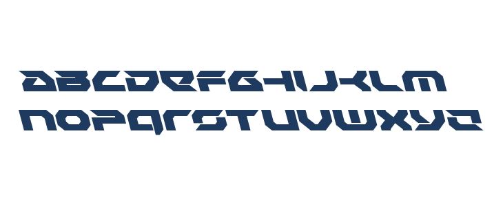 Royal Samurai Leftalic Lowercase