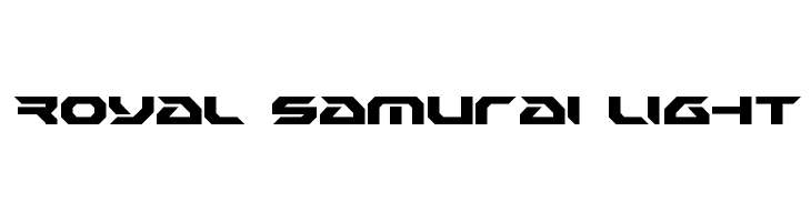 Royal Samurai Light  フリーフォントのダウンロード