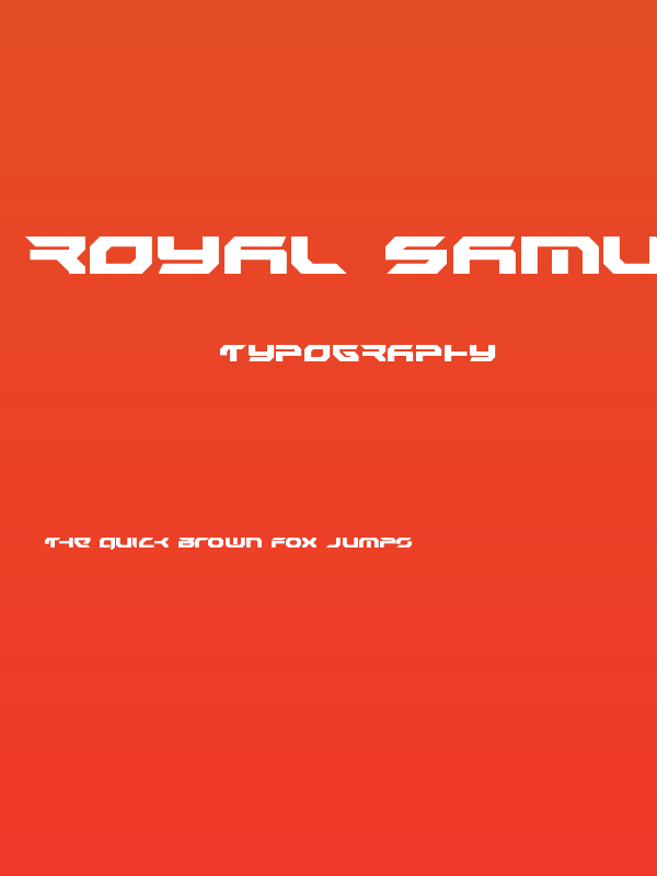 Royal Samurai Light Poster