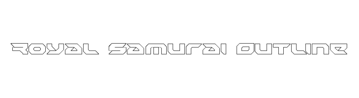 Royal Samurai Outline  baixar fontes gratis